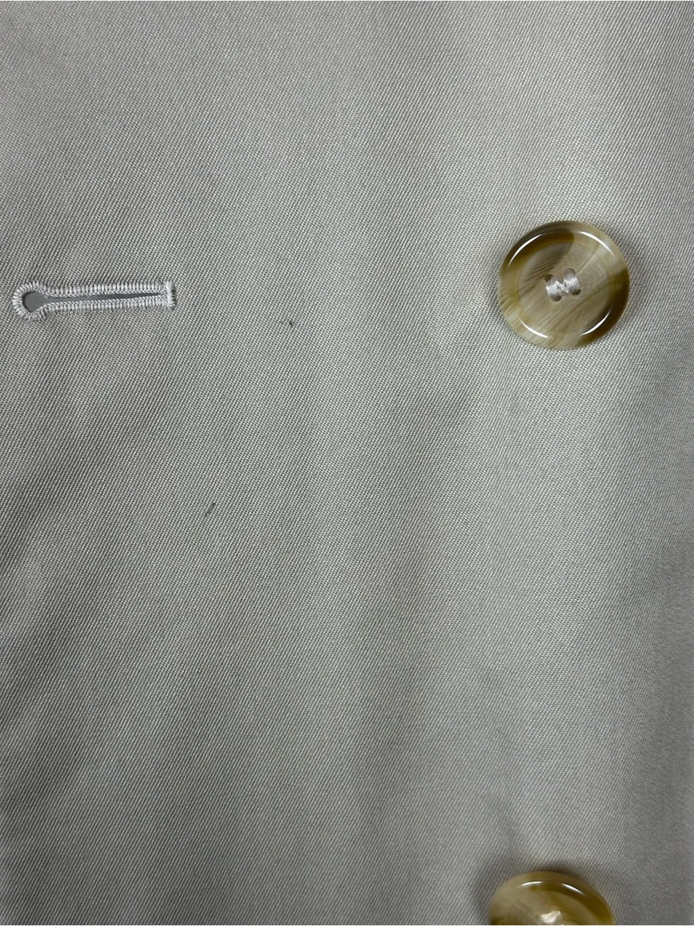 Vintage Burberry Trench Coat & Wool Lining Insert - Picture 10 of 12